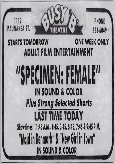 Specimen: Female